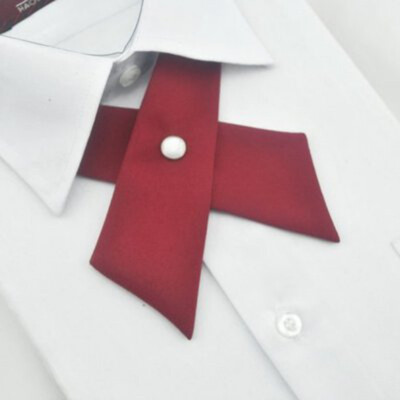 

8 Colors Boys Girls Adjustable Criss-Cross Tie School Uniform Neck Tie Cross Tie
