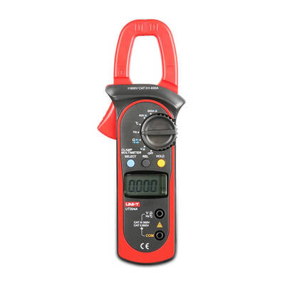 

UNI-T UT204A AC 400A-600A Digital Clamp Multimeter ACDC Voltage Detector AC Current ResistanceOhm Meter Tester