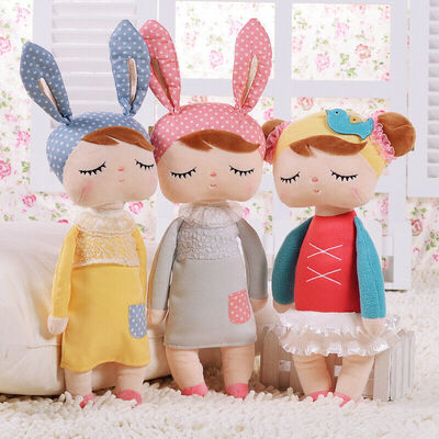 

Stuffed Metoo Angela Plush Sleeping Girl Bunny Rabbit Baby Doll Toy Kids Gift