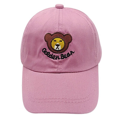 

Kids Visors Hats Cartoon Bear Print Casual Baseball Caps Adjustable Sun Protection Hats Children Outdoor Hats