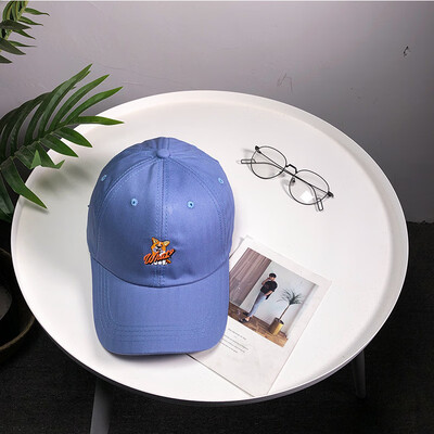 

Spring&summer new students hundred baseball cap female Korean version embroidered cap hip-hop outdoor sun hat pattern