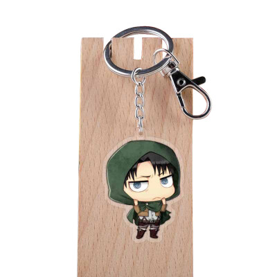 

Anime Attack On Titan Key Chain Acrylic Pendant Anime Accessories Cartoon Key Ring-in Key Chains