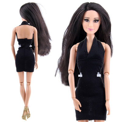 

〖Follure〗Black Fashion Handmade Princess Dress Clothes Gown For Doll