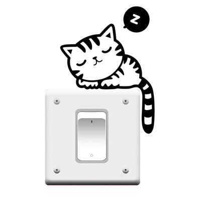 

8 Styles Fashion Accessories Room Window Wall Decorating Switch Vinyl Decal Sticker Decor Cartoon Stickers Home Decoration