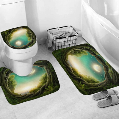 

〖Follure〗3pcs Non-Slip Fish Scale Bath Mat Bathroom Kitchen Carpet Doormats Decor