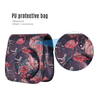 

Andoer Camera Case Bag with Strap for Fujifilm Instax Mini 988s8 Flamingo