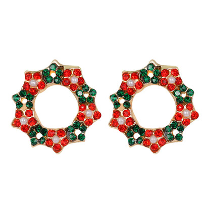 

Christmas Series Alloy Drop Earrings Snowflake Elk Cartoon Stud Earrings Women Christmas Gifts