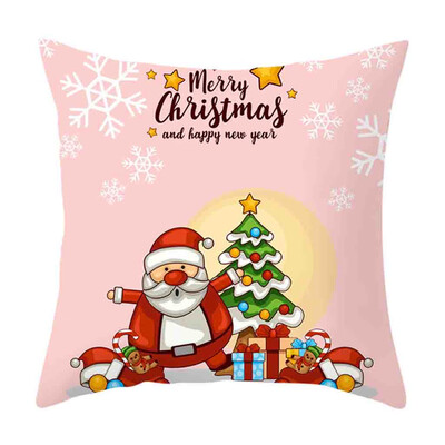 

〖Follure〗Christmas Pillow Cover Decor Pillow Case Sofa Waist Throw Cushion Cover