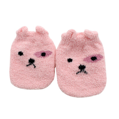 

Autumn Newborn Baby Socks Cartoon Print Sole Soft Sock Boys Girls Infant Toddler Anti-slip Plush Floor Socks