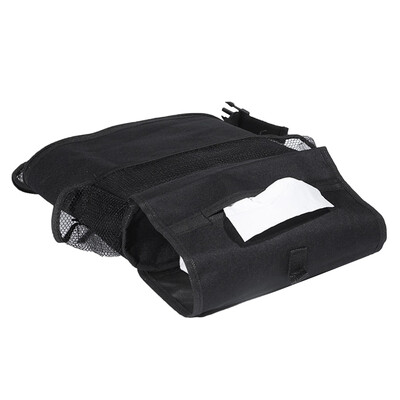 

Car Seat Back Multi-Pocket Ice Pack Bag Hanging Organizer Collector Storage 352859cm Auto Accessories Black