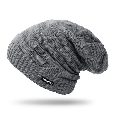 

Men Women Winter Warm Cuff Plain Beanie Knit Hat Skull Slouchy Ski Cap Useful