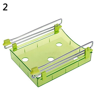 

Kitchen Mini Creative Fridge Storage Shelf Rack Holder Pull-out Drawer Organizer