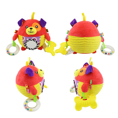 

Siaonvr Plush Animal Toy Wind Chime Spiral Bed Cart Accessories Children Baby Car Pendan