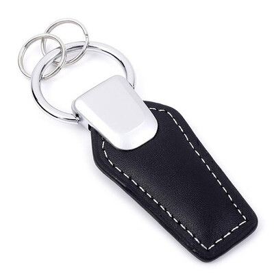 

Creative Metal Leather Car Key Chain Ring Keyfob Car Keyring Keychain Gift Men
