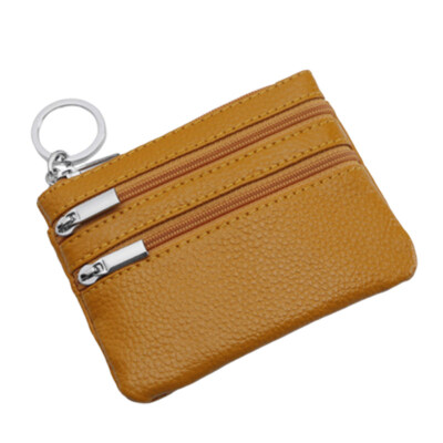 

Women Solid Color Zipper Pocket Coin Wallet Purse Clutches Bag Pouch Card Holder