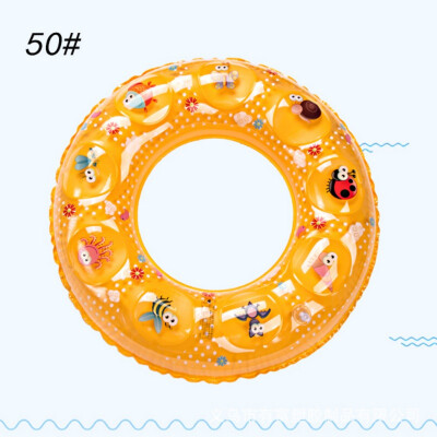 

Summer Baby Bath Toys Outdoor Swimming Swim Ring Adult Playing Toy Cartoon Candy Color Baby Play Toy Random Color