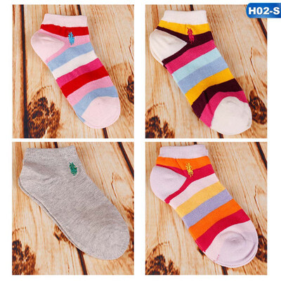 

5 Pairs Random Pattern Baby Children Socks Striped Summer Breathable Baby Socks No-slip Infant Cotton Socks