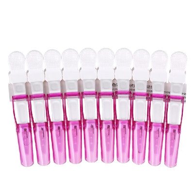 

10Pcs Plastic Crocodile Hairdressing Sectioning Clamp Hair Styling Hair Clip