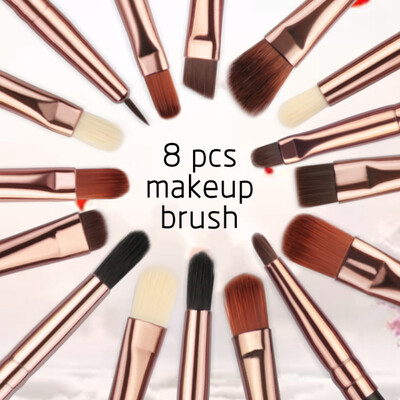 

8PCS Double Head Makeup Brushes sets Professional Foundation Eyebrow Eyeliner Blush Cosmetic Concealer Brush Tools kits