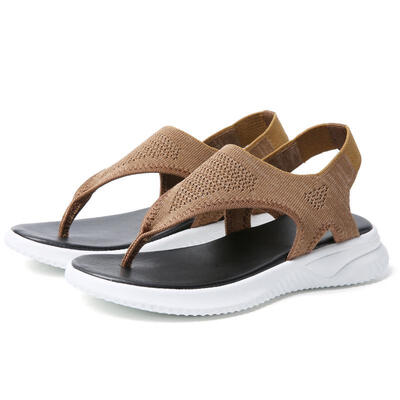 

Fast delivery Women Sandals 2019 Fashion Breathable Comfort Shopping Ladies Sandals Summer Shoes wedge Black White Sandal Shoes