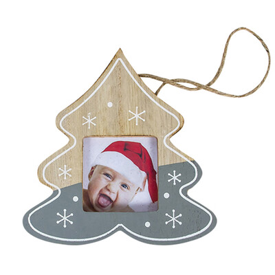 

Toponeto Creative Christmas Photo Frame Pendant Christmas Tree Party Hanging Decor