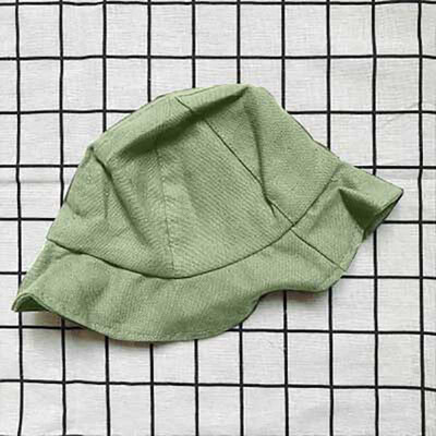 

Spring Baby Boys Girls Toddler Solid Print Bucket Hats Caps Reversible Sun Headwears