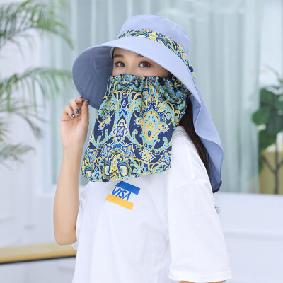 

Anti-UV Sun Hat Sunscreen Foldable Joker Summer Outdoor Tea Picking Travel Hat Lady Sun Hat