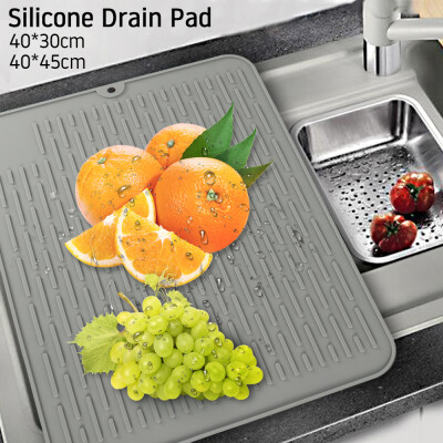 

New Silicone Drying Pad Multi-function Large Capacity Insulation Pad Dish Protection Pad Drainage Pad