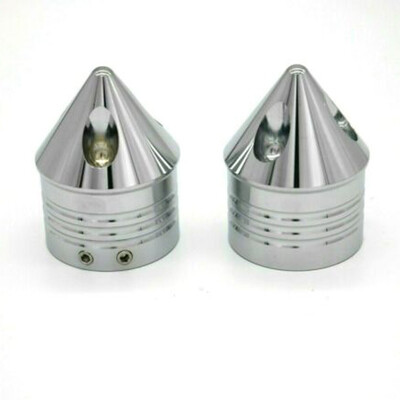 

Silver Aluminum Edge Cut Axle Nut Cover Bolt Kit For Sportster  883 1200 Model