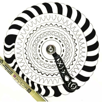 

Drawing Ruler Multi Function Magnetic Tool Protractor Rotation Angle Ruler Portable Stationery Metal Compass Ruler