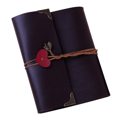

Retro Love Heart Tie Rope Faux Leather Album Scrapbook Photo Book Creative Gift