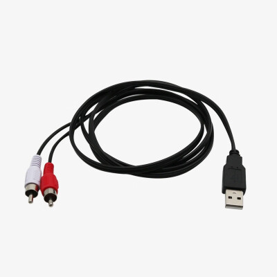 

15m5FT USB Male A to 2 RCA Male Adapter Audio Converter Cable Video AV AV Cable USB to RCA Cable Cord For HDTV TV