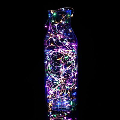 

Gobestart 3M 30LED Button Cell Powered Silver Copper Wire Mini Fairy String Lights