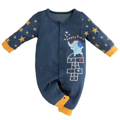 

Cute Baby Clothes 3-24M Autumn Winter Long Sleeve Cotton Cartoon Print Cute One-Pieces Jumpsuit Romper