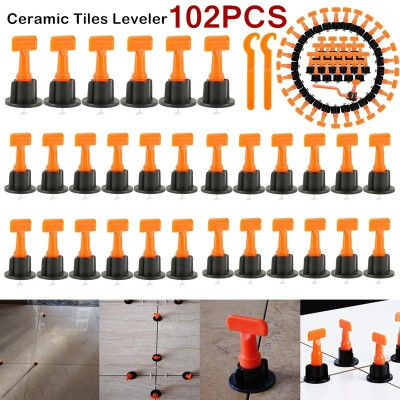 

51102pcs Plastic Flat Ceramic Leveler Floor Wall Construction Tools Reusable Alignment Tile Leveling System Kits