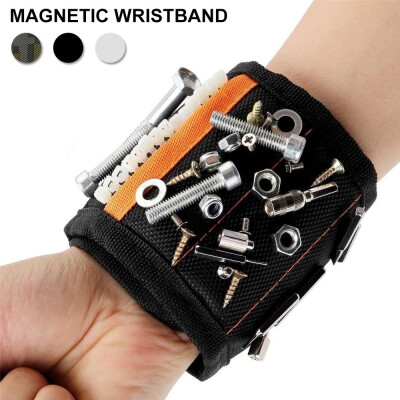 

Magnetic Wristband Suction Screw Storage Tool Strong Anti-skid Belt with 15 Powerful Magnets