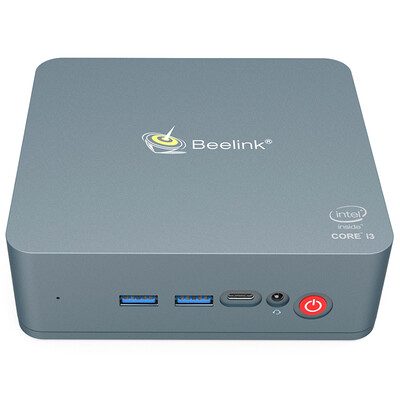 

Beelink U55 Mini PC Intel Core I3 - 5005U Intel HD Graphics 5500 24G 58G WiFi 1000Mbps 2 x USB30 BT40 Support Wi