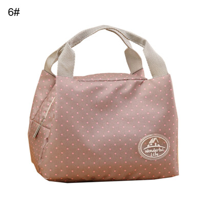 

Portable Handheld Cool Thermal Insulated Lunch Bento Bag Outdoor Storage Handbag