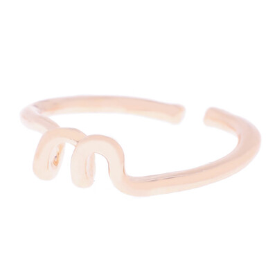 

Rose Gold A-Z 26 Letters Initial Name Rings Women Men Weeding Bride Jewelry