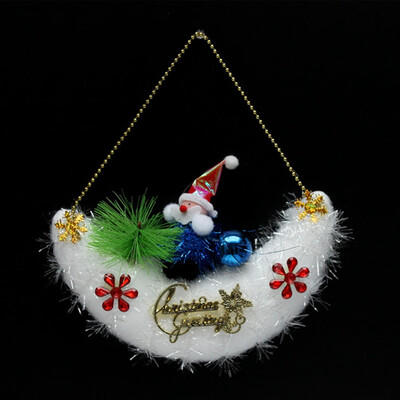 

Beautiful Moon Ornaments Christmas Tree Boat Ornaments Gifts Party Decorations