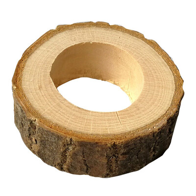 

10Pcs Groove Wooden Vintage Napkin Ring Table Decor Wedding Supplies Circle Bar
