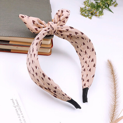 

New Fashion Baby Girls Fashion Rabbit Ears 3 Colors Dots Design Chiffon Headband Headwear Apparel Photography Prop Party Gift