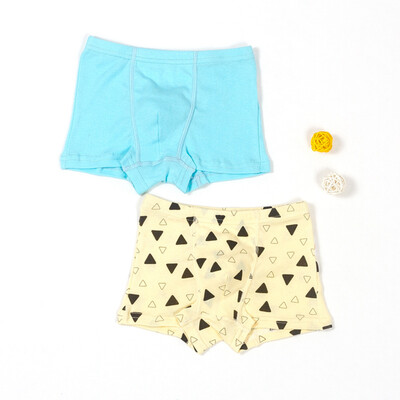 

2pcslot Baby Panties Children Cotton Printed Boxer Briefs New Fashion Brand High Quality Boys Underwear 2-7t