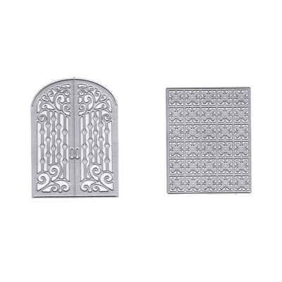 

Metal Rectangle Frame Dorr Shape Stencil Embossing Cutting Dies 3D Scrapbooking Card Craft Dies