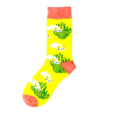 

Socks Harujuku Winter New Female Mid-long Socks Japanese Cotton Socks Male Print Creative Cotton Halloween Party Socks warm