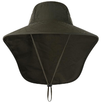

Fishing Cap Wide Brim Unisex Sun Hat with Neck Flap for Travel Camping Hiking Boating