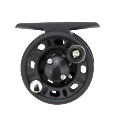 

Plastic Fly Fish Reel Former Rafting Ice Fishing Vessel Wheel Fishing Gear LeftRight Interchangeable