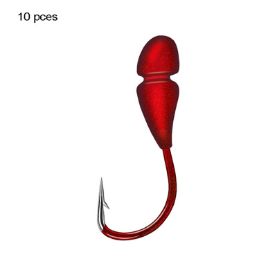 

10pcsLot Fishing Hook High Carbon Steel Barbed Overturned Fishhook Fishing Accessories Supplies Lure Carp Fishing Tackle