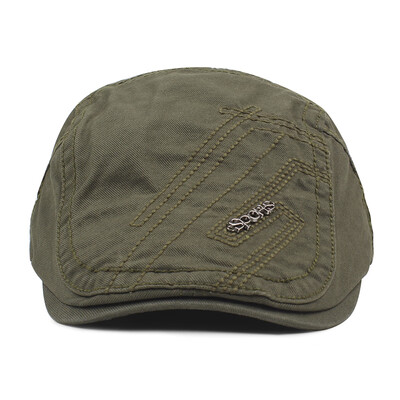 

Vintage Men Women Peaked Cap Casquette Breathable Beret Newsboy Hat Cabbie Headwear
