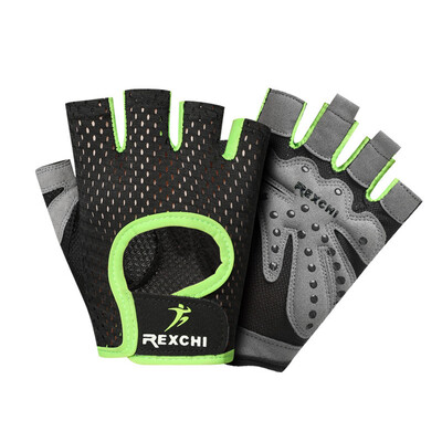 

Half Finger Non-slip Unisex 1 Pair Gloves Elastic Silicone Pads Workout Training